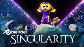 Постер SINGULARITY - Painterly Space Adventure