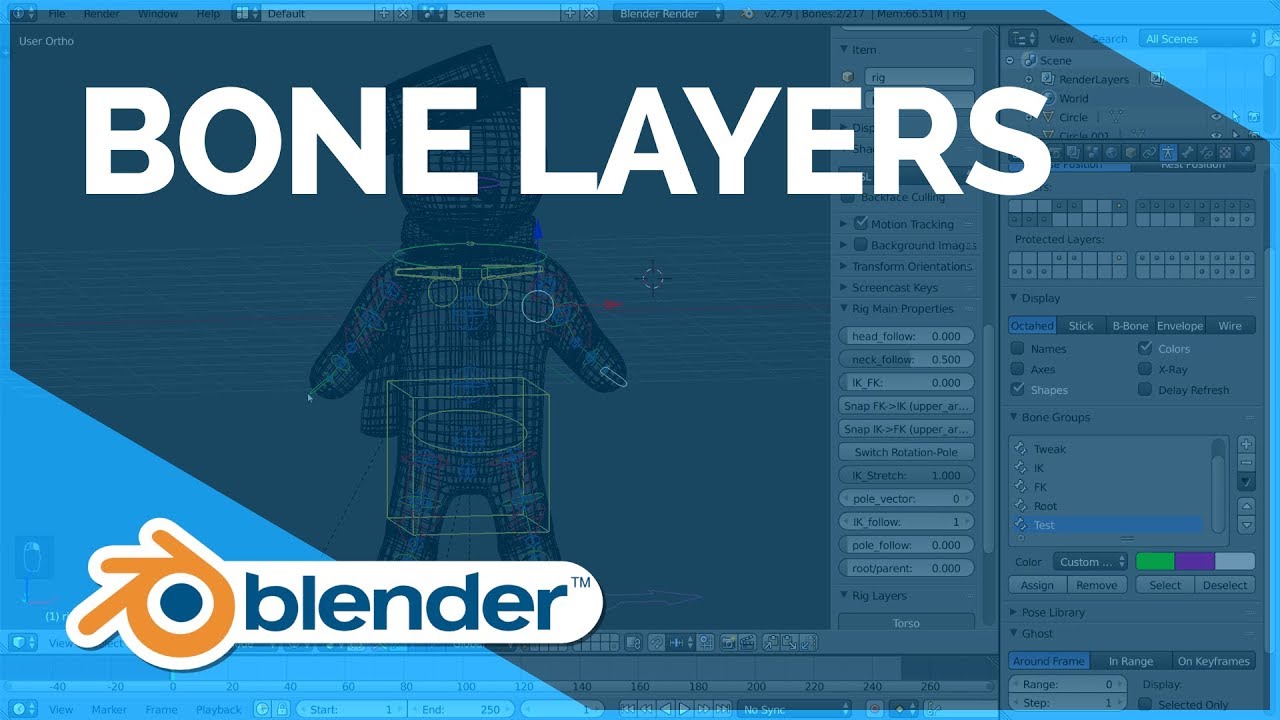 Bone Layers - Blender Fundamentals by Blender Fundamentals