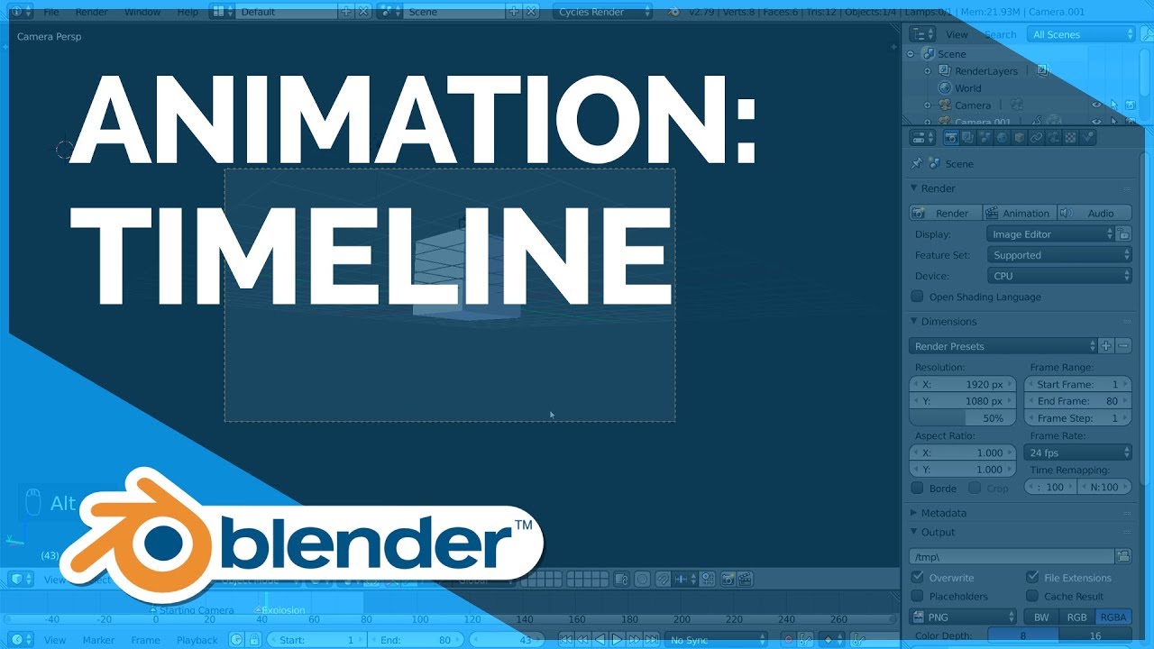 Timeline - Blender Fundamentals by Blender Fundamentals