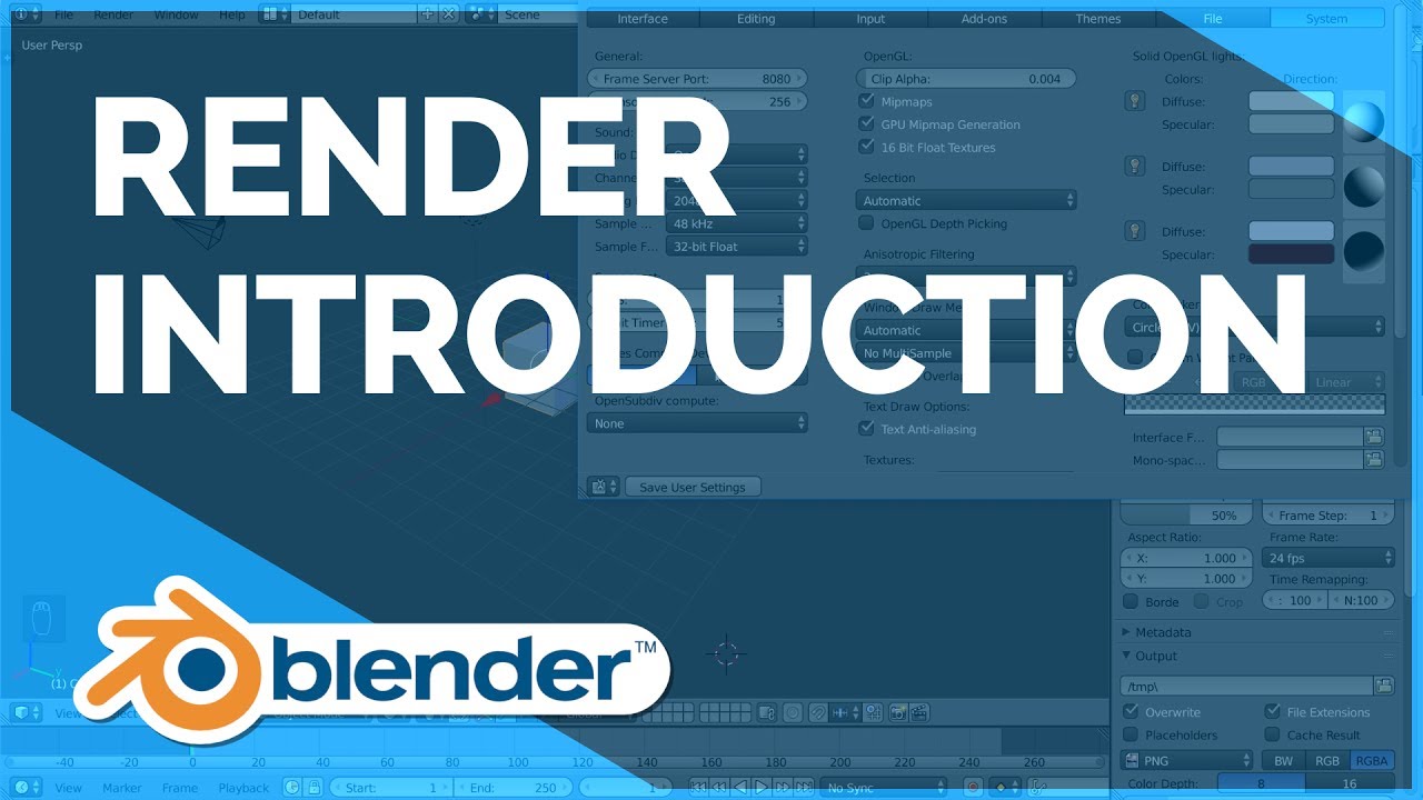 Introduction to Render Settings - Blender Fundamentals by Blender Fundamentals