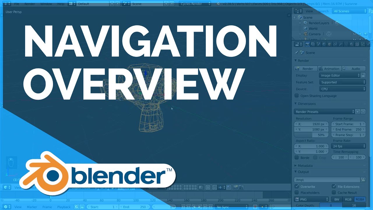 Navigation Overview - Blender Fundamentals by Blender Fundamentals