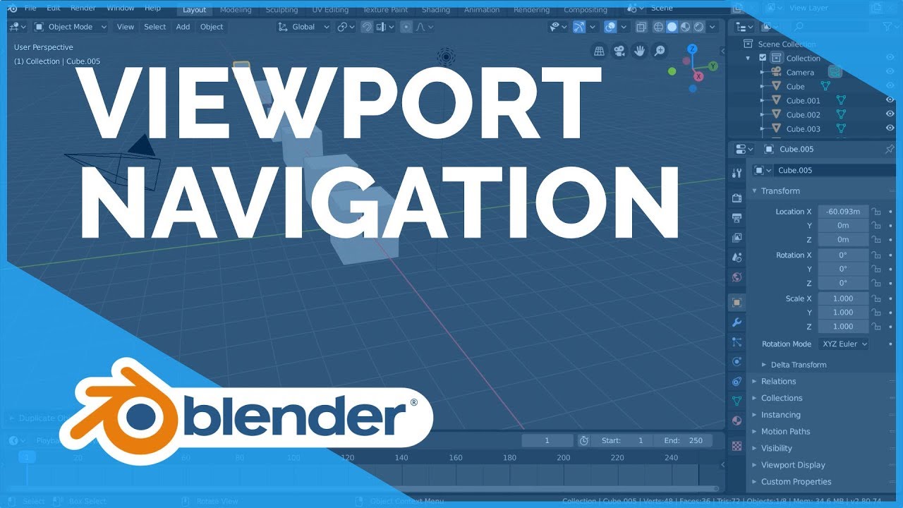 Viewport Navigation - Blender 2.80 Fundamentals by Blender Fundamentals
