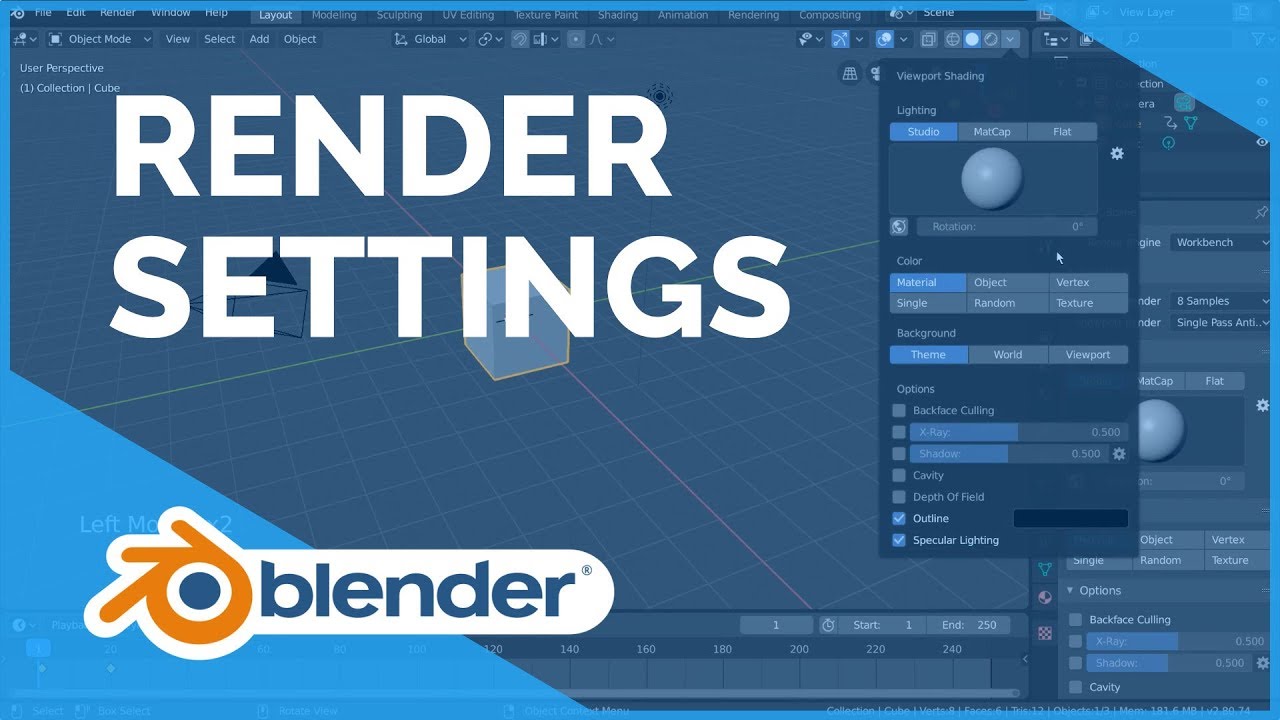 Render Settings Introduction - Blender 2.80 Fundamentals by Blender Fundamentals