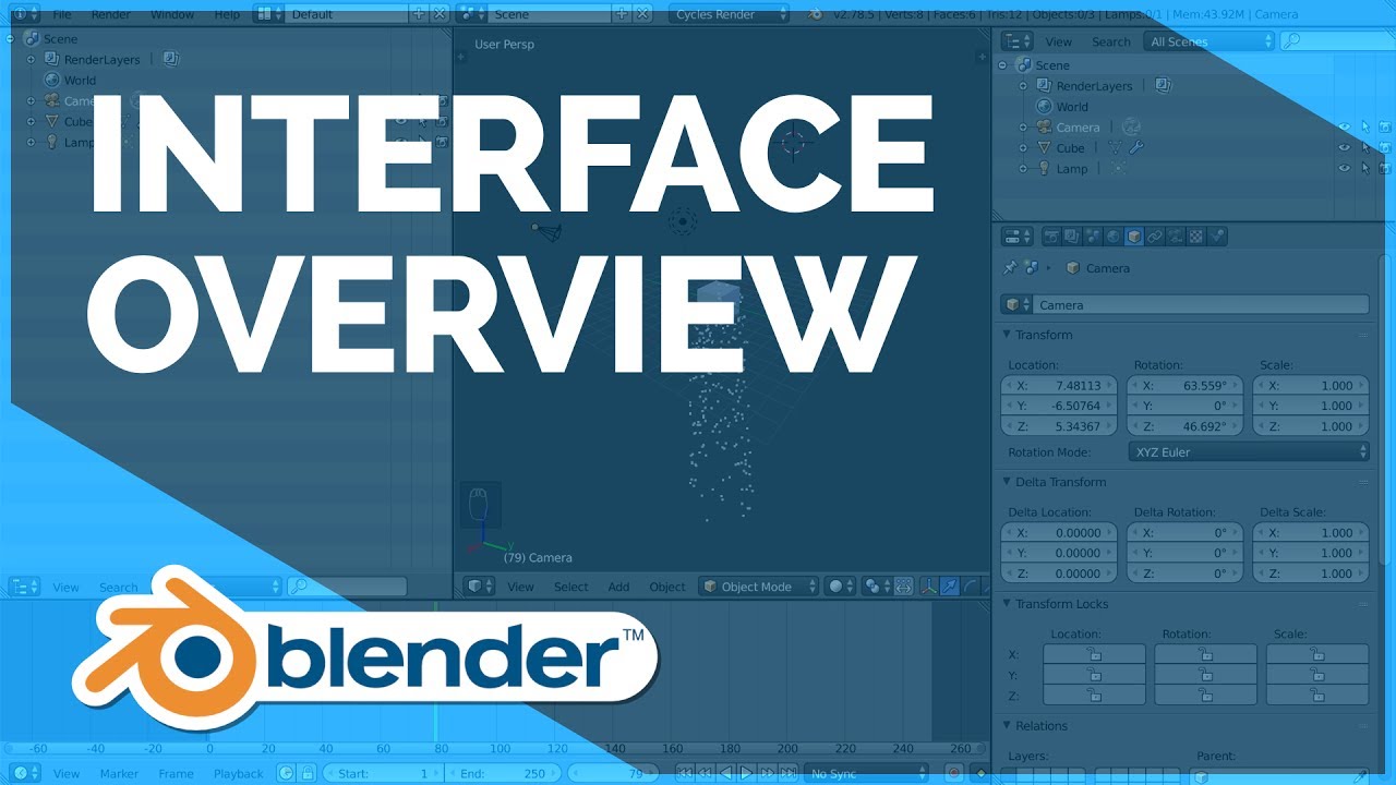 Interface Overview - Blender Fundamentals by Blender Fundamentals