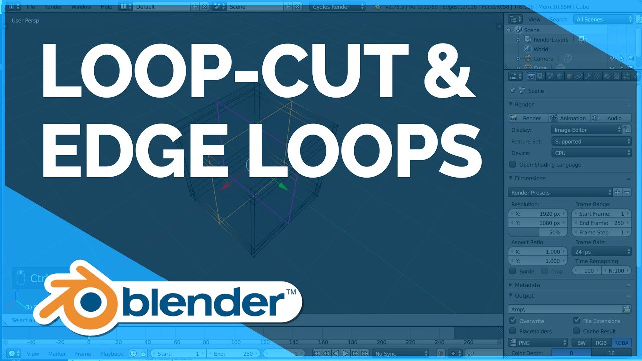 Loop-cut & Edge Loops - Blender Fundamentals by Blender Fundamentals