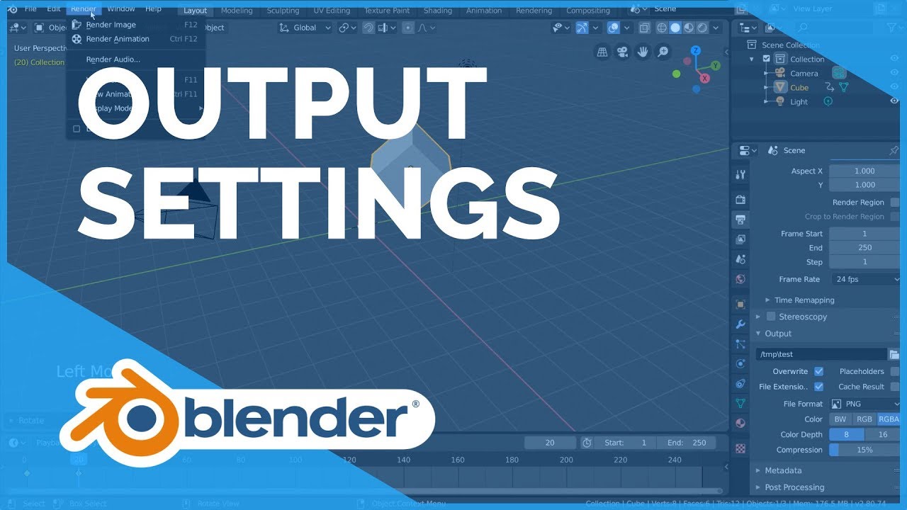 Render Output Settings - Blender 2.80 Fundamentals by Blender Fundamentals