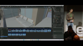 The process behind architectural visualization by Main Blender channel