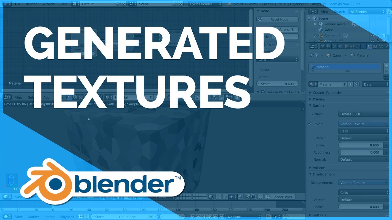 Generated/Procedural Textures - Blender Fundamentals by Blender Fundamentals