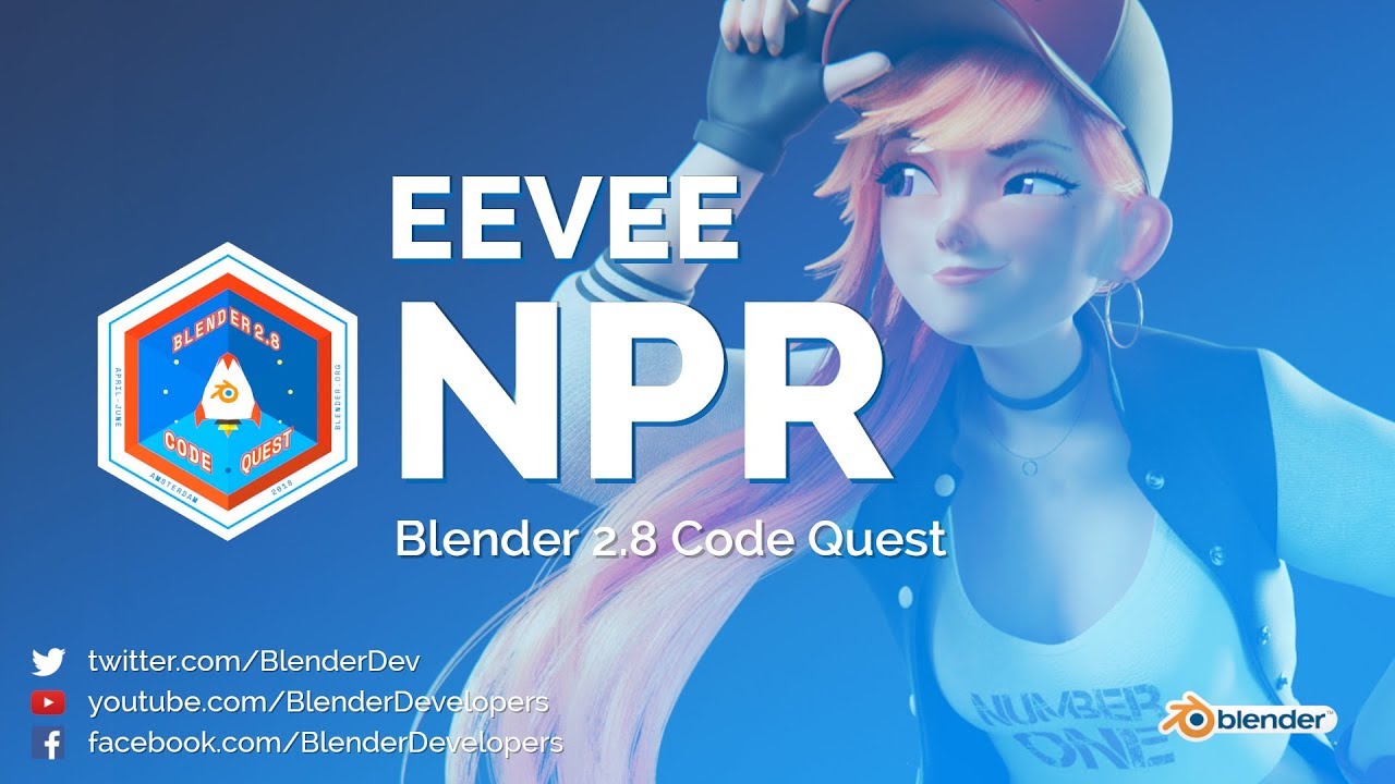 EEVEE NPR ! - Blender 2.8 Code Quest by Blender Developers