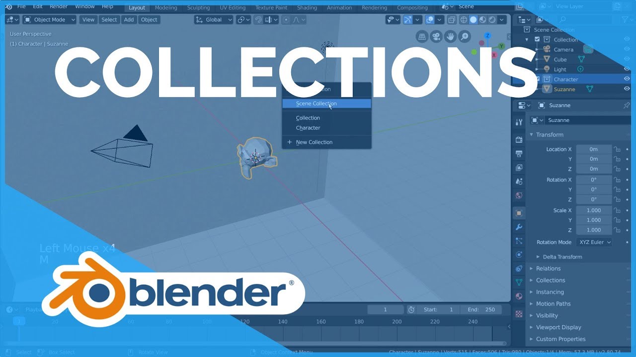 Collections - Blender 2.80 Fundamentals by Blender Fundamentals