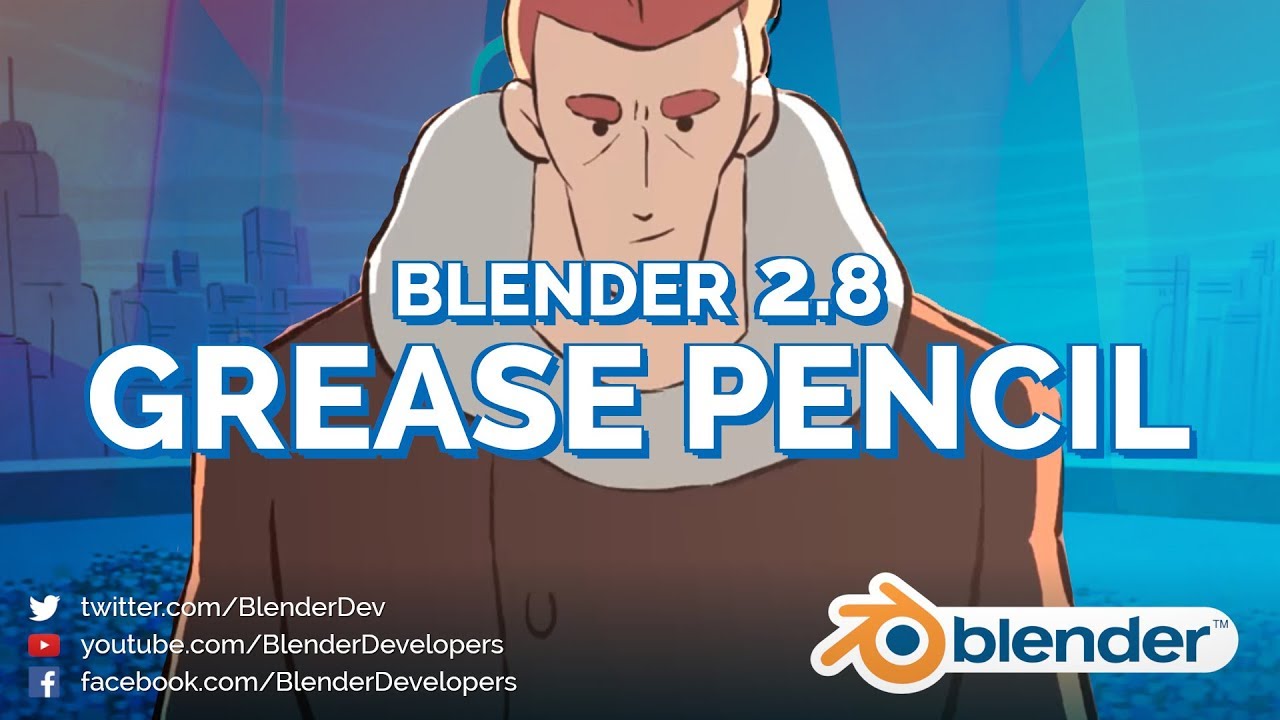 NEW GREASE PENCIL - Blender 2.8 Alpha by Blender Developers