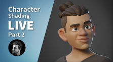 Snow - Stylized Character Shading Live #2 by Blender Studio