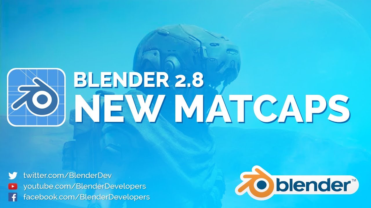 NEW MATCAPS! - Blender 2.8 Alpha by Blender Developers