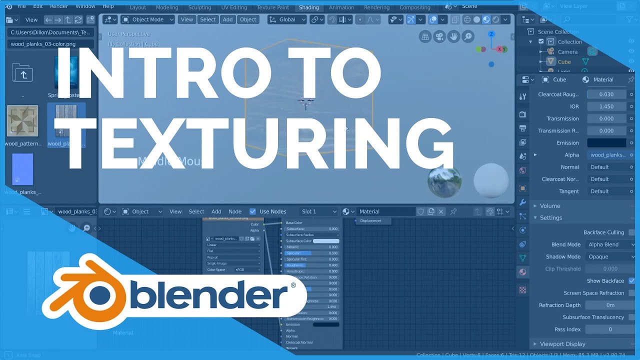 Intro to Texturing - Blender 2.80 Fundamentals by Blender Fundamentals