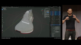 Creating Running Shoes in 3D - Open Footwear by Main Blender channel