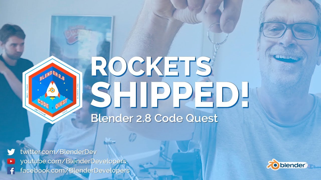 The Rockets Took Off! - Blender 2.8 Code Quest by Blender Developers