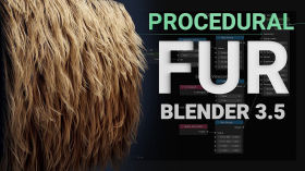 How to Make Procedural Fur in Blender 3.5 by Blender Studio