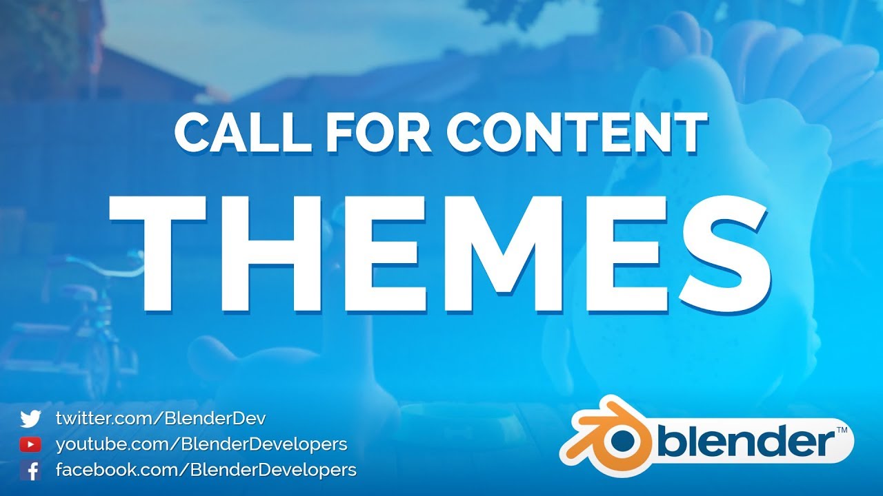 Call for Content: THEMES! - Blender 2.80 by Blender Developers