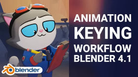 Keying Animation Updates in Blender 4.1 by Main Blender channel